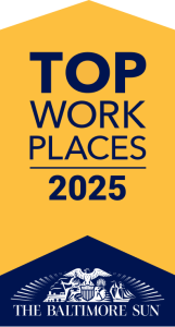 Top Workplaces 2025 — The Baltimore Sun award badge