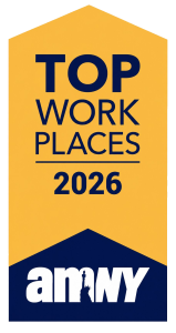 Top Workplaces 2026 — amNewYork award badge